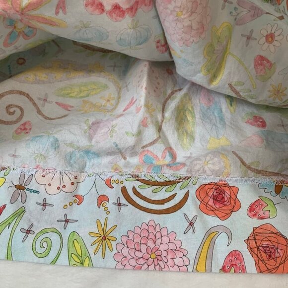 Le' Za Me luxury cutton peter pan collar square floral flowy knee length dress - Picture 4 of 7